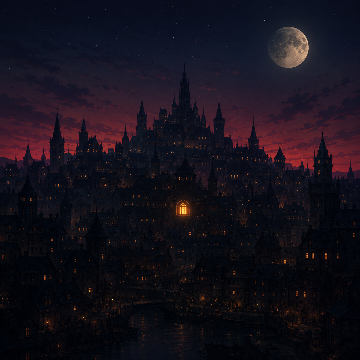 A city of stone and candle-light
