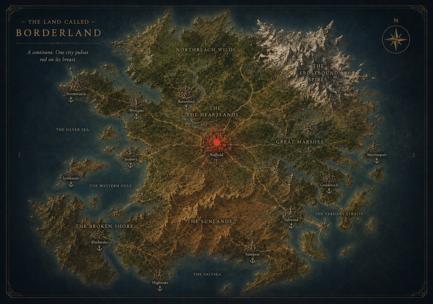 Map of Borderland