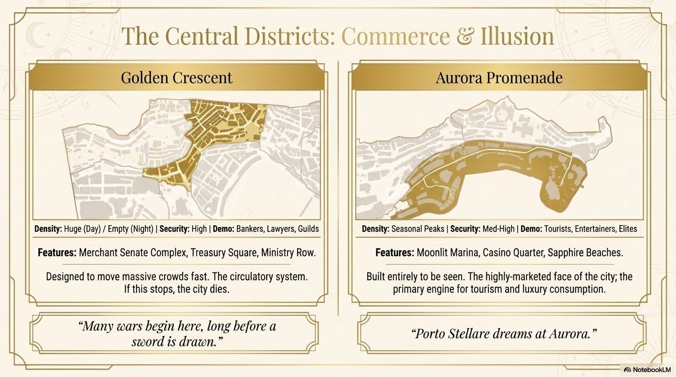 Atlas plate — Golden Crescent district map